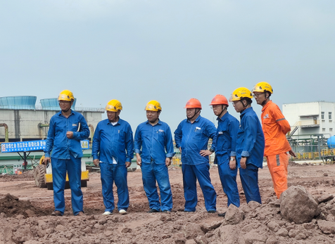 箱涵基坑全线贯通！傅利才、陈懋金莅临现场指导