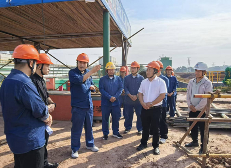 傅利才、郭春建到化工园区项目现场开展节前安全检查