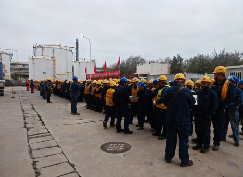 最大晨会！弘旭公司和宁大修项目部组织安全晨会